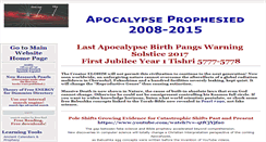 Desktop Screenshot of apocalypse2008-2015.com